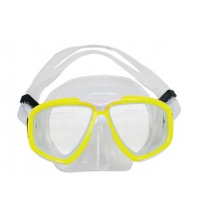 Silicone Dive Mask (Premium Silicone) - MZDSDM4-YL