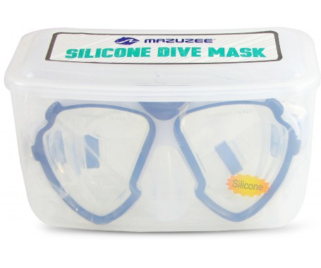 Silicone Dive Mask - (MZDSDM3-BK)