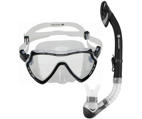 Snorkeling Set (Premium Silicone) - MZDCS1-BK