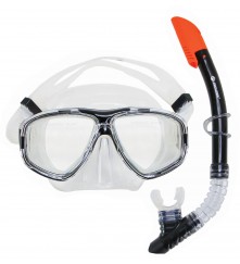 Snorkeling Set (Premium Silicone) - MZDCS2-BK