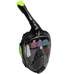 Full-Face Snorkel Mask - MZDFFM1-BK