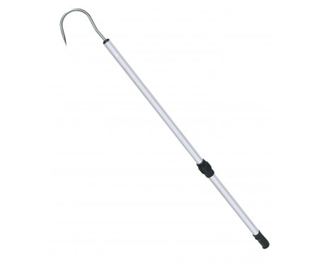Telescopic Aluminum Gaff Hook - 120cm (Stainless Steel Hook) - Mazuzee