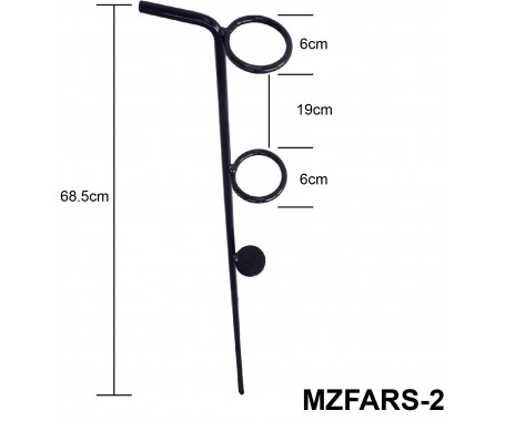 Iron Rod Stand (Black) - MZFARS-X