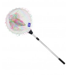Telescopic Fishing Nylon Colorful Braided Net (210cm) - MZFN01-NCB