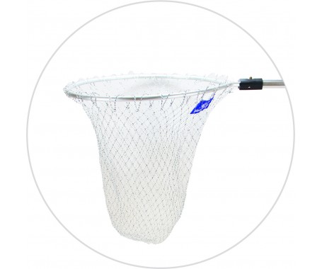 Telescopic Fishing Nylon Grey Braided Net (210cm)