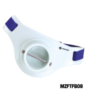 MAZUZEE - 8" WIDE FISH GIMBAL BELT - WHITE