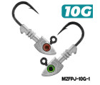 MAZUZEE - Predator Jighead - 10G (Hook: 32833UN-BN 3/0)