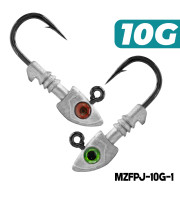 MAZUZEE - Predator Jighead - 10G (Hook: 32833UN-BN 3/0)