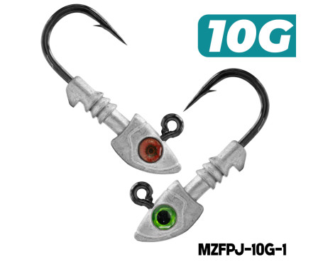 MAZUZEE - Predator Jighead - 10G (Hook: 32833UN-BN 3/0)