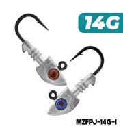 MAZUZEE - Predator Jighead - 14G (Hook: 32833UN-BN 3/0)