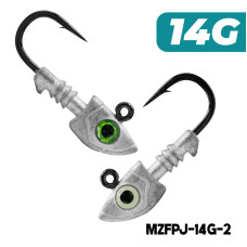 MAZUZEE - Predator Jighead - 14G (Hook: 32833UN-BN 3/0)