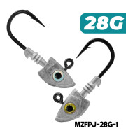 MAZUZEE - Predator Jighead - 28G (Hook: 32833UN-BN 6/0)