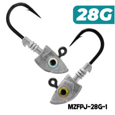 MAZUZEE - Predator Jighead - 28G (Hook: 32833UN-BN 6/0)