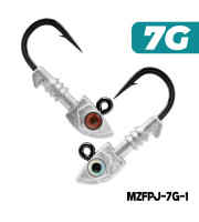 MAZUZEE - Predator Jighead - 7G (Hook: 32833UN-BN 1/0)
