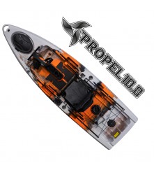 Propel 10.8 Fishing Kayak - Tiger Orange (10.8 Feet)