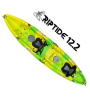 Riptide 12.2 Fishing Kayak - Lime Yellow (12.2 Feet)