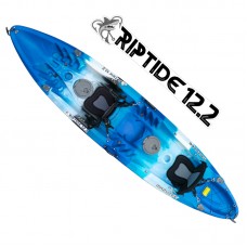 Riptide 12.2 Fishing Kayak - Ocean Blue (12.2 Feet)