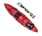 Riptide 12.2 Fishing Kayak - Rose Black (12.2 Feet)