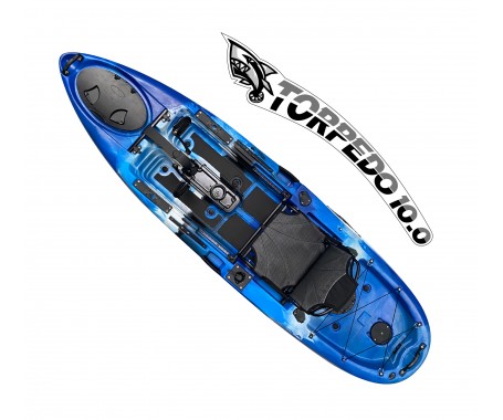 Torpedo10.0 Pedal Fishing Kayak - MZKYKTP-10OB - Mazuzee