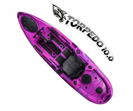 Torpedo 10.0 Pedal Fishing Kayak - Rose Camo (10 Feet)