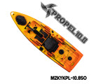 MAZUZEE - Propel 10.8 Fishing Kayak - Sunset Orange (10.8 Feet)