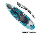 MAZUZEE - Torpedo 10.0 Pedal Fishing Kayak - Sky Blue (10 Feet)