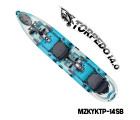 MAZUZEE - Torpedo 14.0 Pedal Fishing Kayak - Sky Blue (14 Feet)