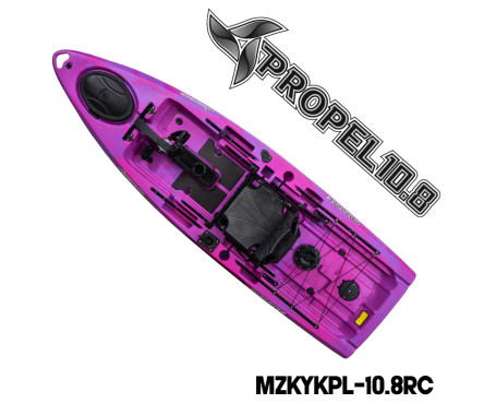 MAZUZEE - Propel 10.8 Fishing Kayak - Rose Camo (10.8 Feet)