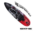 MAZUZEE - Torpedo 10.0 Pedal Fishing Kayak - Bomb Camo (10 Feet)