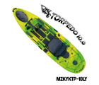 MAZUZEE - Torpedo 10.0 Pedal Fishing Kayak - Lime Yellow (10 Feet)