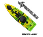 MAZUZEE - Propel 10.8 Fishing Kayak - Lime Yellow (10.8 Feet)