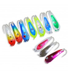 Fishing Spoon with Double Hooks (Size: 1)- MZFSD1-XX