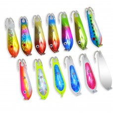 Fishing Spoon with Double Hooks (Size: 2)- MZFSD2-XX