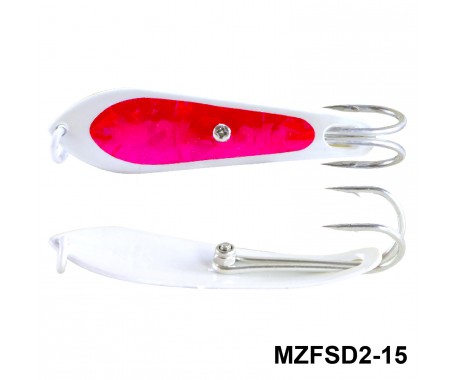 Fishing Spoon with Double Hooks  -  (Size: 2)