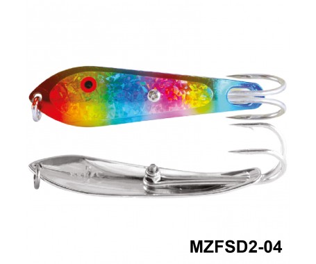 Fishing Spoon with Double Hooks - (Size: 2) - Mazuzee