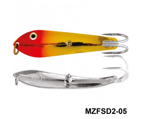 Fishing Spoon with Double Hooks  -  (Size: 2)