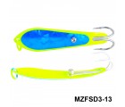 Fishing Spoon with Double Hooks  -  (Size: 3)