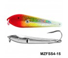 Fishing Spoon with Single Hooks   -   (Size: 4)