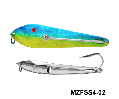 Fishing Spoon with Single Hooks   -   (Size: 4) Fishing Spoon with Single Hooks   -   (Size: 4)
