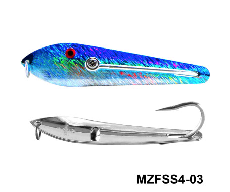 Fishing Spoon with Single Hooks   -   (Size: 4) Fishing Spoon with Single Hooks   -   (Size: 4)