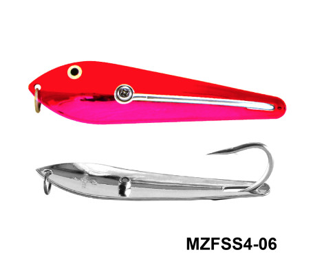 Fishing Spoon with Single Hooks   -   (Size: 4) Fishing Spoon with Single Hooks   -   (Size: 4)