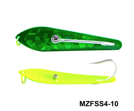 Fishing Spoon with Single Hooks   -   (Size: 4) Fishing Spoon with Single Hooks   -   (Size: 4)