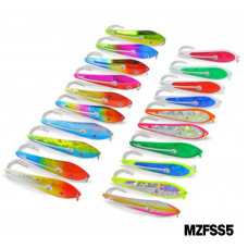 Fishing Spoon with Single Hooks - (Size: 5)