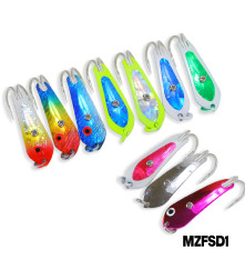 MAZUZEE - Fishing Spoon with Double Hooks  -  (Size: 1)