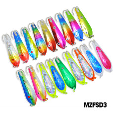MAZUZEE - Fishing Spoon with Double Hooks - (Size: 3)