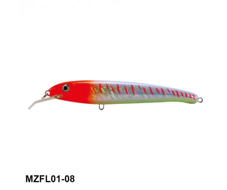 Fishing Lure - 120mm / 18 g - Floating - Trolls at 1.5 Meter +   (MZFL01-XX)