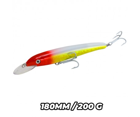 Fishing Lure - 180mm / 200 g   -   Sinking  - For Jigging   (MZFL05-XX)