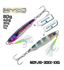 MAZUZEE - Minnow - Two-Face 3D Jigs