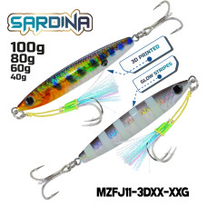MAZUZEE - Sardina - Two-Face 3D Jigs