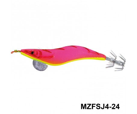 Cloth Squid Jig Lure  (4) - MZFSJ4-XX